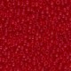 Miyuki seed beads 11/0 - Matted transparent red 11-141F